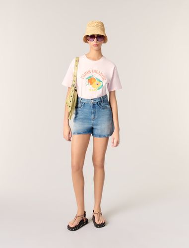 Tee-shirt Imprimé - Rose - Maje - Maje - Modalova