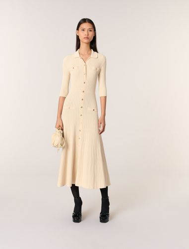 Robe Midi En Maille À Sequins - Maje - Modalova