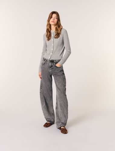 Cardigan À Col Bijoux Amovible - Maje - Modalova