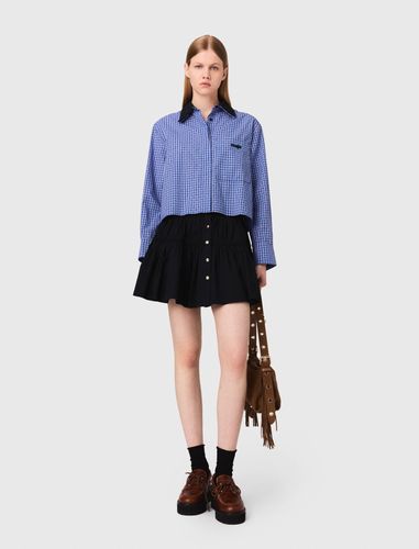 Chemise Strassée Avec Col Amovible - Maje - Modalova