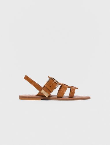 Sandales Plates En Cuir K. jacques - Marron - Maje - Modalova