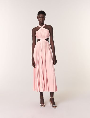 Robe Longue Plissée - Rose - Maje - Maje - Modalova