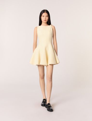 Robe Courte En Tweed - Jaune - Maje - Maje - Modalova