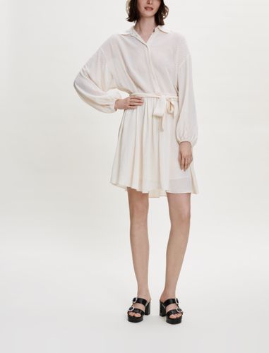 Robe Chemise Fluide Et Ample - Blanc - Maje - Modalova