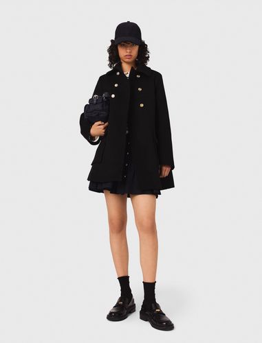 Manteau En Laine Mélangée - Maje - Modalova