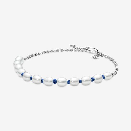 Bracelet Cordon Perles de Culture d'Eau Douce Traitées - Pandora - Modalova