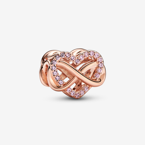 Charm Cœur Rose Infini Scintillant - Pandora - Modalova