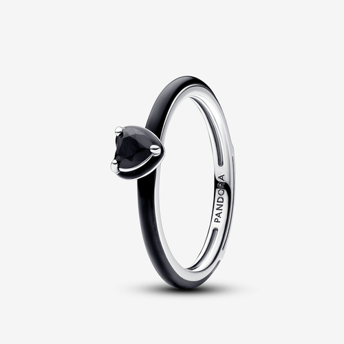 Bague Cœur Chakra Noir Pandora ME - Pandora - Modalova