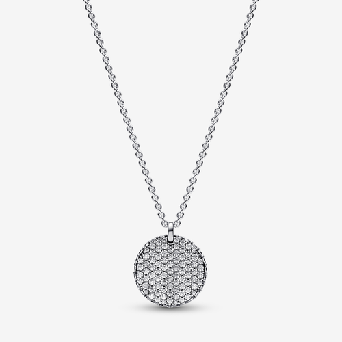 Collier Pendentif Rond Pavé Timeless - Pandora - Modalova