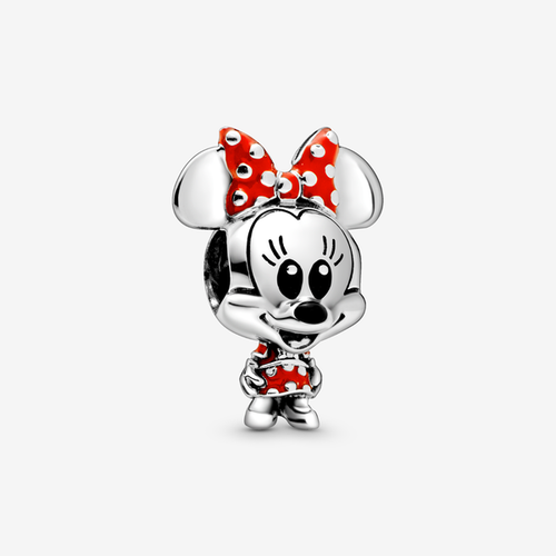 Charm Disney Minnie Robe à Pois & Nœud - Pandora - Modalova