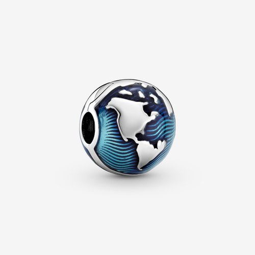 Charm Clip Globe Bleu - Pandora - Modalova