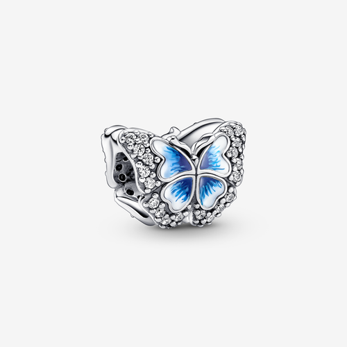 Charm Scintillant Papillon Bleu - Pandora - Modalova