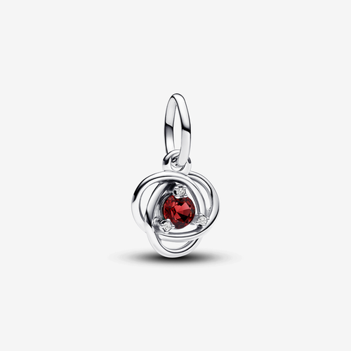 Charm Pendant Cercle Éternité Rouge Profond - Pandora - Modalova