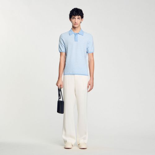 Polo Square Cross - Sandro Paris - Modalova