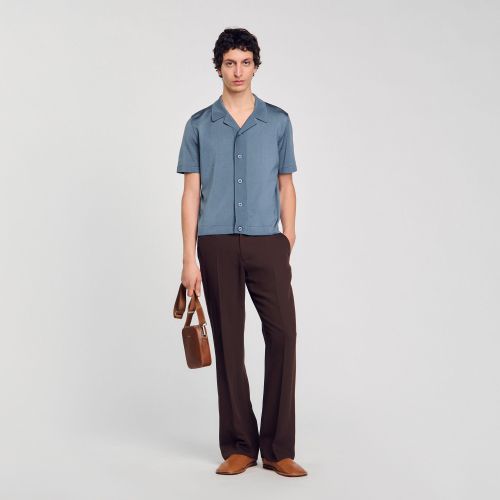 Chemise à manches courtes - Sandro Paris - Modalova