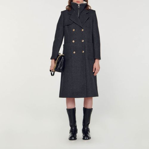 Manteau long - Sandro Paris - Modalova