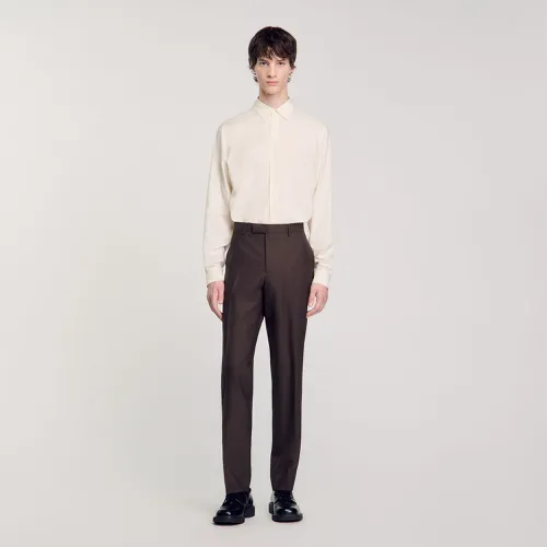 Pantalon de costume - Sandro Paris - Modalova