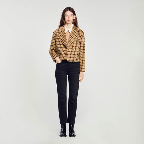 Veste en tweed - Sandro Paris - Modalova