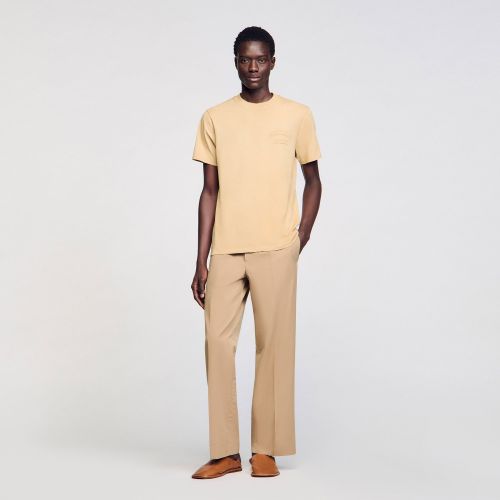 T-shirt effet usé - Sandro Paris - Modalova