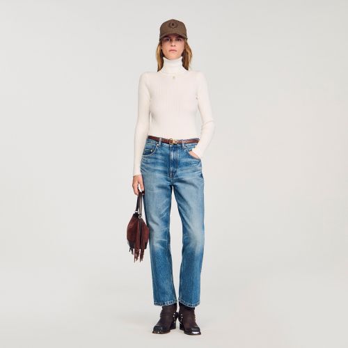 Pull col roulé - Sandro Paris - Modalova