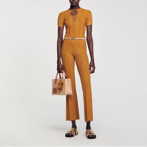 Top en maille scintillante - Sandro Paris - Modalova
