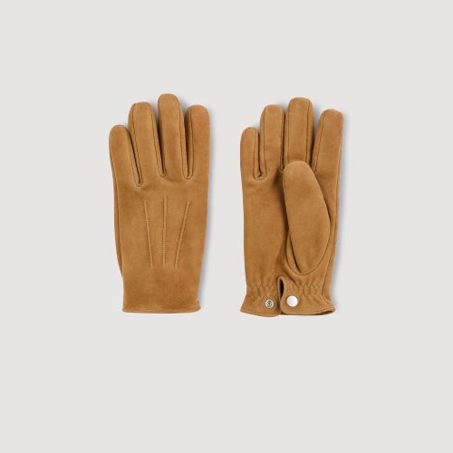 Gants en cuir d'agneau - Sandro Paris - Modalova