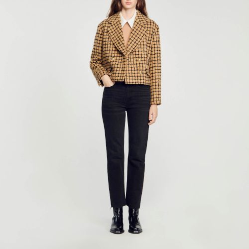 Veste en tweed - Sandro Paris - Modalova