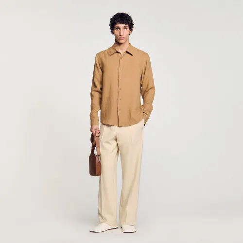 Chemise en lin - Sandro Paris - Modalova