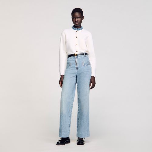 Jean large - Sandro Paris - Modalova