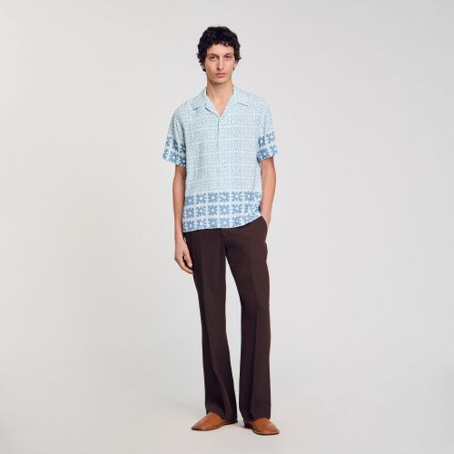 Chemise à imprimé fleuri - Sandro Paris - Modalova