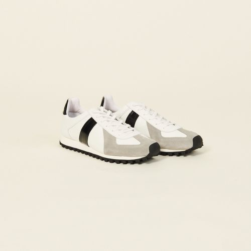 Sneakers en cuir - Sandro Paris - Modalova