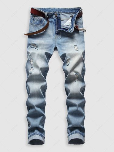 Jean Dchir Zipp avec Poches 36 - Zaful FR - Modalova