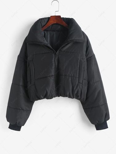 ZAFUL Manteau Matelass Zipp avec Poches M - Zaful FR - Modalova