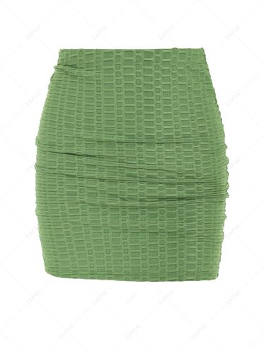 ZAFUL Mini Jupe de Plage Moulante Texture Nid D'Abeille L - Zaful FR - Modalova