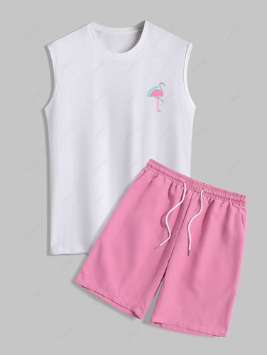 Ensemble de Dbardeur Imprim Flamant avec Short de Base Dcontract Taille unique - Zaful FR - Modalova