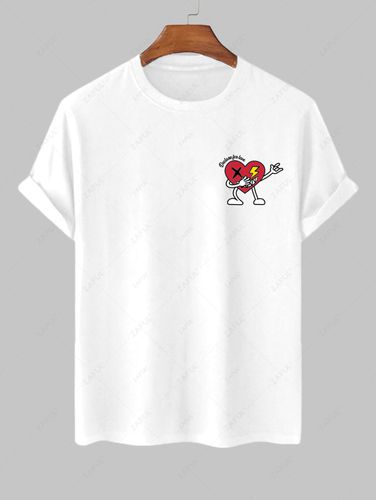 UNISEXE T-shirt Graphique de Slogan Declare For Love en 100% Coton Manche Courte L - Zaful FR - Modalova