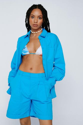 Short De Tailleur En Popeline Premium - 40 - Nasty Gal - Modalova