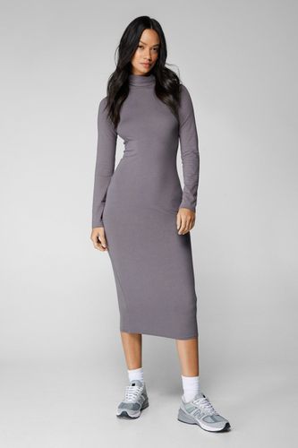 Dressing Gown Mi-Longue Premium À Col Roulé - - 40 - Nasty Gal - Modalova