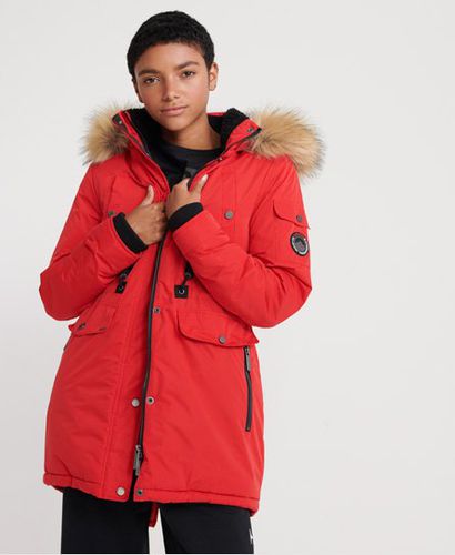 Women's Nadare Parka aus Mikrofaser - Größe: 34 - Black Friday & weitere Preisnachlässe - Superdry - Modalova