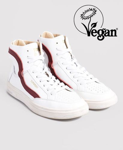 Men's Vegan Basket Lux Sneaker Weiß - Größe: 43 - Superdry - Modalova