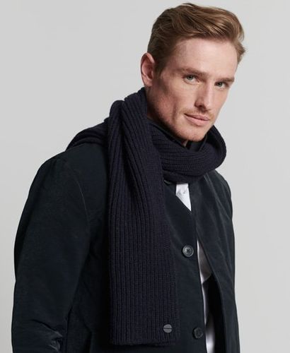Herren Gerippter Studios Premium Schal - Größe: One Größe - Superdry - Modalova