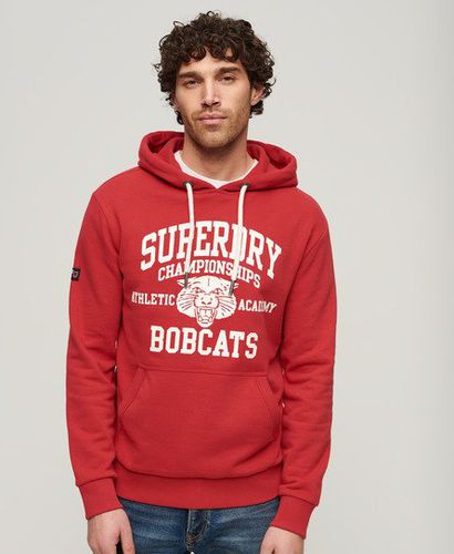 Herren Track & Field Athletic Hoodie mit Grafikprint, Größe: XXL - Superdry - Modalova