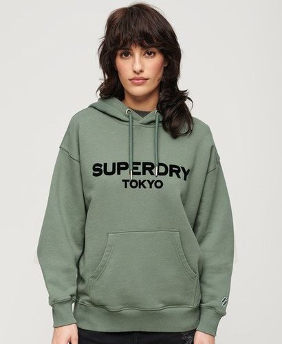 Damen Locker Geschnittenes Sport Luxe Hoodie - Größe: 38 - Superdry - Modalova