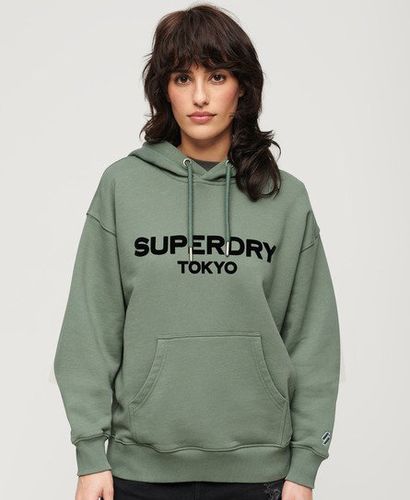 Damen Locker Geschnittenes Sport Luxe Hoodie - Größe: 38 - Xmas deals - Superdry - Modalova