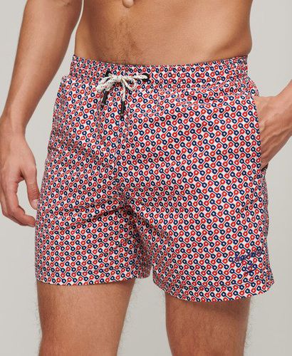 Herren 15" Badeshorts aus Recyceltem Material mit Print - Größe: Xxl - Superdry - Modalova