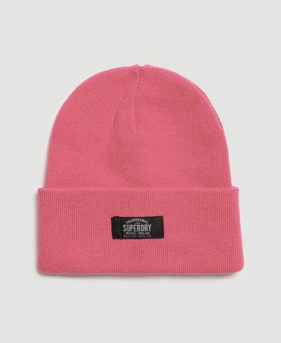 Bonnet en Maille Côtelé Classique - Superdry - Modalova