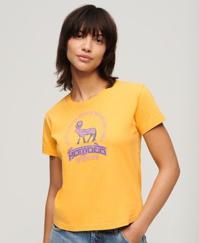 Damen x Komodo Ashram T-Shirt - Größe: 40 - Superdry - Modalova