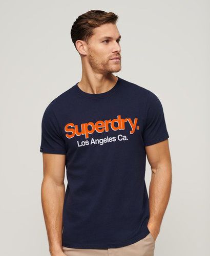 Herren Klassisches T-Shirt mit Core-Logo und Waschung - Größe: S - Superdry - Modalova