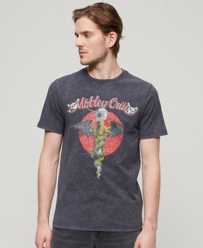 Men's Mötley Crüe x Limited Edition T-Shirt - Größe: L - Superdry - Modalova