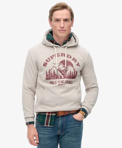 Herren Outdoor Hoodie mit Grafik - Größe: S - Black Friday & weitere Preisnachlässe - Superdry - Modalova